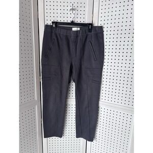 By Anthropologie Straight Leg Pull On Cargo Utility Pants Soft Stretch Women's L